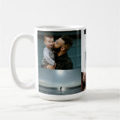 Mug Best Dad Ever Fatherhood Typography Design (Gauche)