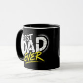 Mug Best Dad Ever Graffiti Art (Devant gauche)