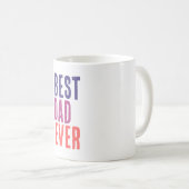 Mug Best Dad Ever Minimalist Cool Professional (Devant droit)