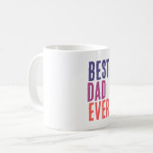 Mug Best Dad Ever Minimalist Cool Professional (Devant gauche)