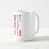 Mug Best Dad Ever Minimalist Cool Professional (Devant droit)