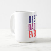 Mug Best Dad Ever Minimalist Cool Professional (Devant gauche)