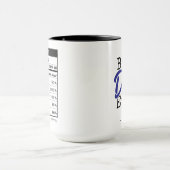 Mug Best Dad Ever Nutrition Facts Father's Day (Centre)