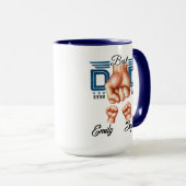 Mug Best Dad Ever Personalized | Custom Father’s Day (Devant droit)