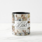 Mug Best Dad Ever Personalized Photo Collage keepsake (Centre)