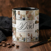 Mug Best Dad Ever Personalized Photo Collage keepsake