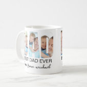 Mug Best Dad Ever Photo Letter (Devant gauche)