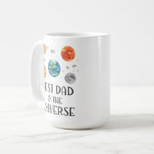 Mug Best Dad in The Universe Funny Quote Fathers Day  (Devant gauche)