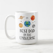 Mug Best Dad in The Universe Funny Quote Fathers Day  (Gauche)