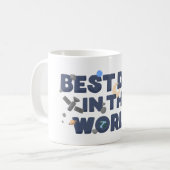 Mug best dad in the world (Devant gauche)