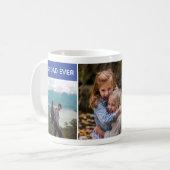 Mug Best Dad, Trois photos, Customisé (Devant gauche)