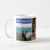 Mug Best Dad, Trois photos, Customisé (Gauche)