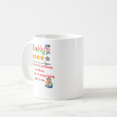 Mug Best Daddy Ever - Drôle cadeau de fête des pères (Devant gauche)