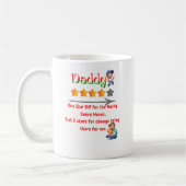 Mug Best Daddy Ever - Drôle cadeau de fête des pères (Gauche)