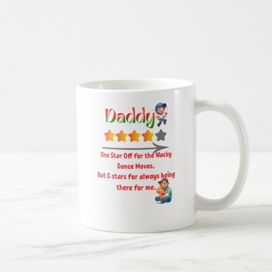 Mug Best Daddy Ever - Drôle cadeau de fête des pères (Droite)
