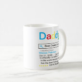 Mug Best Daddy Ever Search Engine Résultat avec messag (Devant droit)
