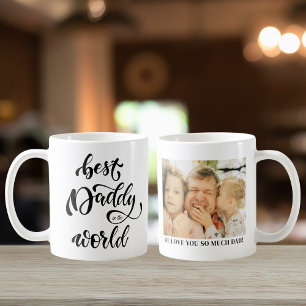 Mug Best Daddy in the World Fête des pères Photo Don