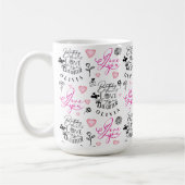 Mug Best Daughter Birthday Custom Text (Gauche)