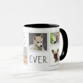 Mug Best Dog Dad Ever 6 photo collage (Devant droit)