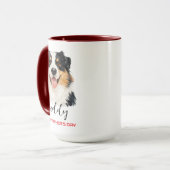Mug Best Dog Dad Ever | Custom Father’s Day (Devant gauche)