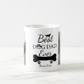 Mug Best Dog Dad Ever Personalized Photo (Centre)