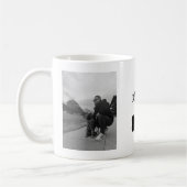 Mug Best Dog Dad Ever Personalized Photo (Gauche)