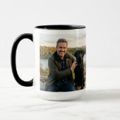Mug Best Dog Dad Paws Pet Photo Coffee (Gauche)