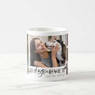 Mug Best Dog Mom Ever Script 3 Photo Empreintes