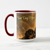 Mug Best Dog Mom Rottweiler (Gauche)