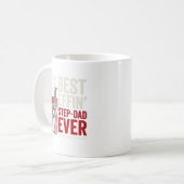 Mug Best Effin Step-Dad Ever Patriotic Vintage Vector_ (Devant gauche)