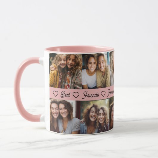 Mug Best Friends Forever Bestie cadeau photo (Gauche)
