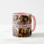 Mug Best Friends Forever Bestie cadeau photo (Devant droit)