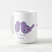 Mug Best Friends Forever, BFF de mignons Inséparables (Devant gauche)