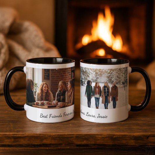 Mug Best Friends Forever Custom Photo Personalized Cof