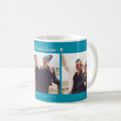 Mug Best Friends Forever Photo Multi Photo Aqua Peach (Devant droit)