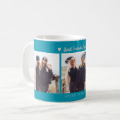 Mug Best Friends Forever Photo Multi Photo Aqua Peach (Devant gauche)
