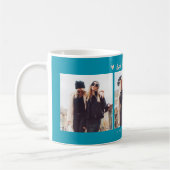 Mug Best Friends Forever Photo Multi Photo Aqua Peach (Gauche)