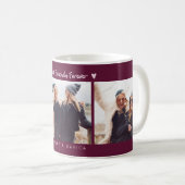Mug Best Friends Forever Photo Multi Photo Cranberry (Devant droit)