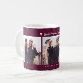 Mug Best Friends Forever Photo Multi Photo Cranberry (Devant gauche)