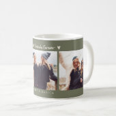 Mug Best Friends Forever Photo Multi Photo Sage Green (Devant droit)