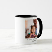 Mug Best Gramps Ever 2 Photo Personalized Grandfather (Devant droit)