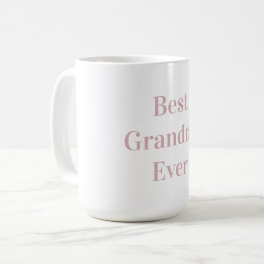 Mug Best Grandma Ever  (Devant gauche)