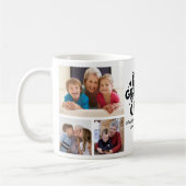 Mug Best Grandma Ever - Cute Photo Collage for Grandma (Gauche)