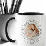 Mug Best Grandma Ever Modern Classic<br><div class="desc">This simple and classic design is composed of serif typographiy and add a custom photo. "Best Grandma Ever" circles the photo of your grandma,  gramma,  grandmother,  granny,  mee-maw,  lola,  etc</div>