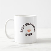 Mug Best Grandma Ever Personalized (Gauche)