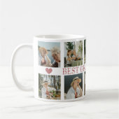 Mug Best Grandma Ever Photo Collage – Gift with Hearts (Gauche)