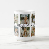 Mug Best Grandma Ever Photo Collage – Gift with Hearts (Centre)