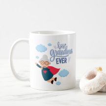 "Best Grandma Ever" Superhero Grandma Gift 