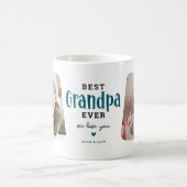 Mug Best GRANDPA Ever 2 photo mignon cadeau cadeau (Centre)