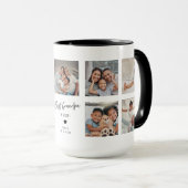 Mug Best Grandpa Ever Custom 9 Photo Gallery Multi  (Devant droit)